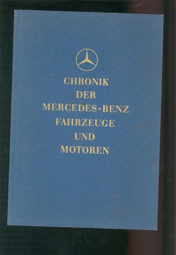 Chronik der mercedes benz - chronik,