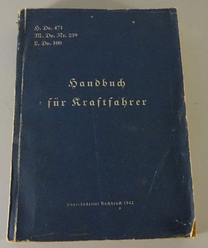 Handbuch für kraftfahrer von - handbuch,