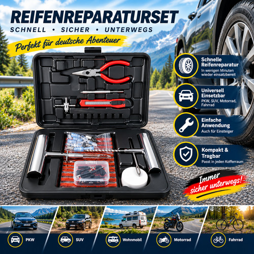 Autoreifen reparaturset - autoreifen,