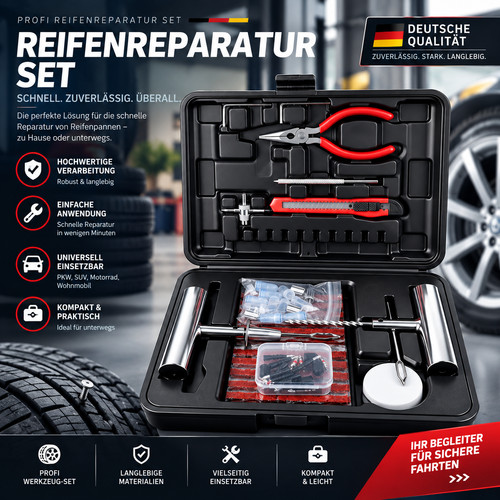 Autoreifen reparaturset - autoreifen,